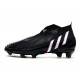 Botas de Fútbol Adidas Predator Edge+ FG Negro Blanco Rojo