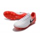 Botas Nike Tiempo Legend VII Elite FG - Blanco Rojo