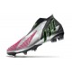 Botas de Fútbol Adidas Predator Edge+ FG Plata Negro Rosa