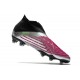 Botas de Fútbol Adidas Predator Edge+ FG Plata Negro Rosa