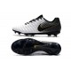 Botas Nike Tiempo Legend VII Elite FG - Blanco Negro