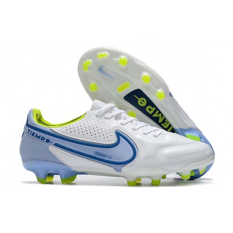 Botas Nike Tiempo legend 9 Elite FG Blanco Azul