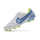 Botas Nike Tiempo legend 9 Elite FG Blanco Azul