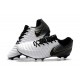 Botas Nike Tiempo Legend VII Elite FG - Blanco Negro