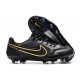 Botas Nike Tiempo legend 9 Elite FG Negro Gris Metálico Antracita