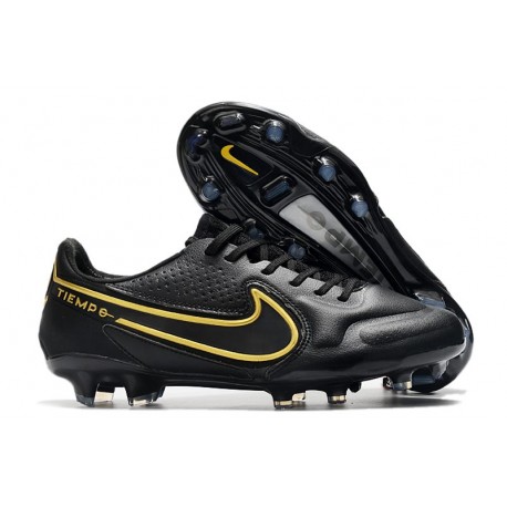 Botas Nike Tiempo legend 9 Elite FG Negro Gris Metálico Antracita