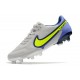 Botas Nike Tiempo legend 9 Elite FG Gris Niebla Volt Zafiro