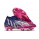 Botas de Fútbol Adidas Predator Edge+ FG Team Collegiate Morado Plateado