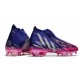 Botas de Fútbol Adidas Predator Edge+ FG Team Collegiate Morado Plateado