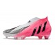 Botas de Fútbol Adidas Predator Edge+ FG Solar Rosa Negro Blanco