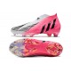 Botas de Fútbol Adidas Predator Edge+ FG Solar Rosa Negro Blanco