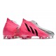 Botas de Fútbol Adidas Predator Edge+ FG Solar Rosa Negro Blanco