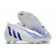 Botas de Fútbol Adidas Predator Edge+ FG Blanco Hi Res Azul