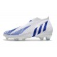 Botas de Fútbol Adidas Predator Edge+ FG Blanco Hi Res Azul