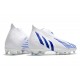 Botas de Fútbol Adidas Predator Edge+ FG Blanco Hi Res Azul