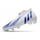 Botas de Fútbol Adidas Predator Edge+ FG Blanco Hi Res Azul