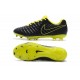 Botas Nike Tiempo Legend VII Elite FG - Negro Amarillo