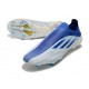Zapatos de Fútbol adidas X Speedflow+ FG Blanco Legacy Indigo Sky Rush