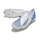 Adidas Predator Edge.1 FG Blanco Hi Res Azul