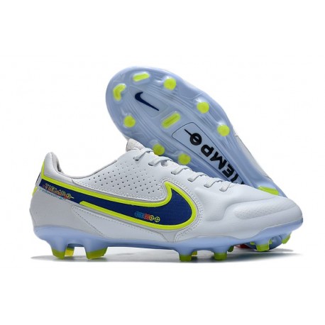 Botas Nike Tiempo legend 9 Elite FG Blanco Azul