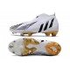 Botas de Fútbol Adidas Predator Edge+ FG Blanco Negro Oro