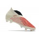 Botas Fútbol Adidas Predator Edge+ FG Off Blanco Rojo Dorado Metálico