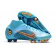 Nike Mercurial Superfly 8 Elite AG Bota Azul Láser Naranja Marina