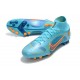 Nike Mercurial Superfly 8 Elite AG Bota Azul Láser Naranja Marina