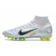 Nike Mercurial Superfly 8 Elite AG Bota Gris Azul Marino Oscuro