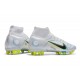 Nike Mercurial Superfly 8 Elite AG Bota Gris Azul Marino Oscuro