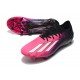 Botas de fútbol adidas X SPEEDPORTAL.1 FG Rosa Negro Blanco