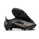 Nike Mercurial Vapor 14 Elite AG PRO Negro Dorado Metalizado Plateado Metalizado