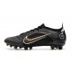 Nike Mercurial Vapor 14 Elite AG PRO Negro Dorado Metalizado Plateado Metalizado