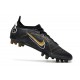 Nike Mercurial Vapor 14 Elite AG PRO Negro Dorado Metalizado Plateado Metalizado