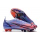 Nike Mercurial Vapor 14 Elite AG PRO Mbappe Lila Claro Plateado Metalizado