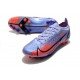 Nike Mercurial Vapor 14 Elite AG PRO Mbappe Lila Claro Plateado Metalizado