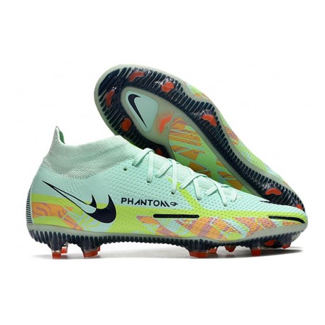 Nike Phantom GT2 Elite DF FG Menta Espuma Oscuro Azul Ghost Verde