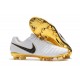 Botas Nike Tiempo Legend VII Elite FG - Blanco Oro