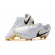 Botas Nike Tiempo Legend VII Elite FG - Blanco Oro