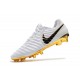 Botas Nike Tiempo Legend VII Elite FG - Blanco Oro