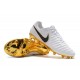 Botas Nike Tiempo Legend VII Elite FG - Blanco Oro