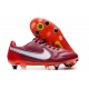 Bota Nike Tiempo Legend 9 Elite ACC SG-Pro Rojo Blanco Mystic Hibiscus