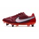 Bota Nike Tiempo Legend 9 Elite ACC SG-Pro Rojo Blanco Mystic Hibiscus