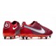 Bota Nike Tiempo Legend 9 Elite ACC SG-Pro Rojo Blanco Mystic Hibiscus