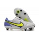 Bota Nike Tiempo Legend 9 Elite ACC SG-Pro Gris Niebla Volt Zafiro